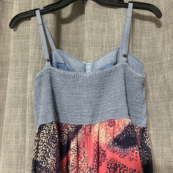 No Boundaries Juniors Jean Strappy Spring & Summer Dress - Picture 5 of 5